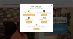 Desktop Screenshot of mneyehospitals.com